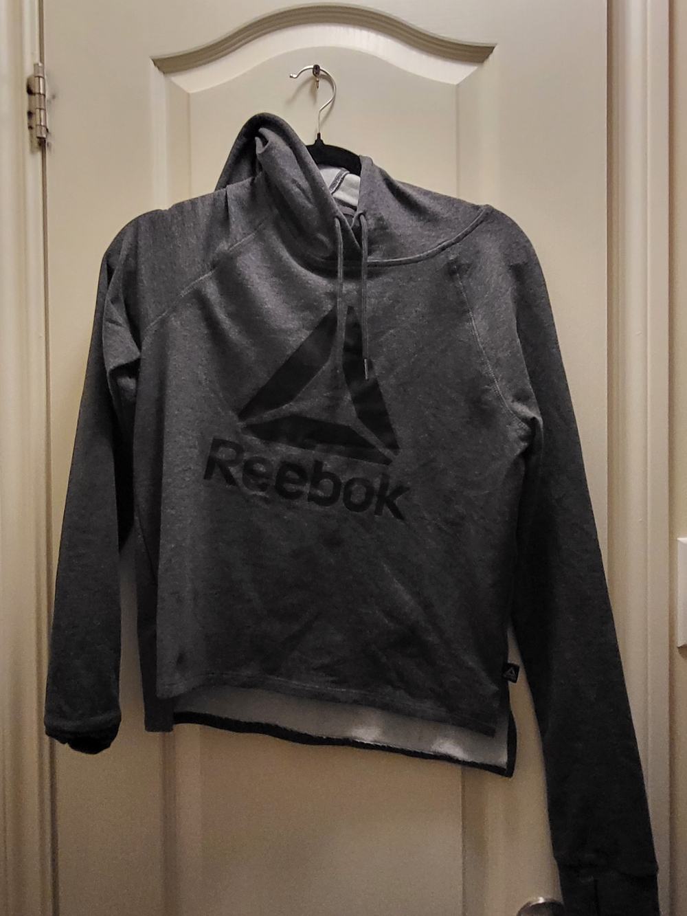 Reebok Dark Gray Crewneck Pullover Hoodie